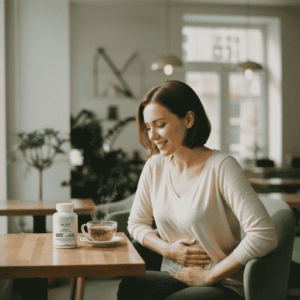 Flacon du complément Flore'In, produit de référence pour acheter un complément digestion au Maroc.