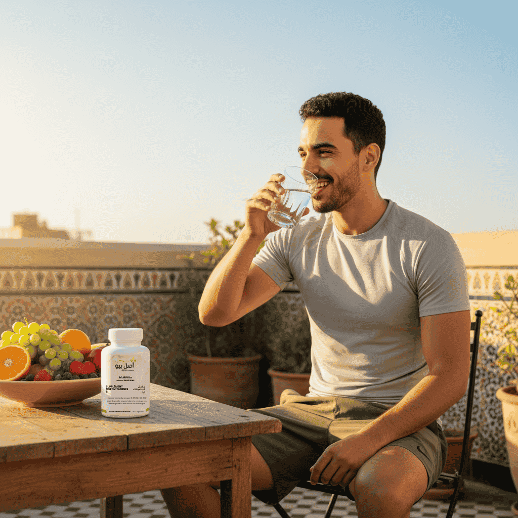 MultiVita - multivitamines bio Délicieux pour tonus quotidien - 30 Capsules MultiVita - multivitamines bio Délicieux pour tonus quotidien - 30 Capsules