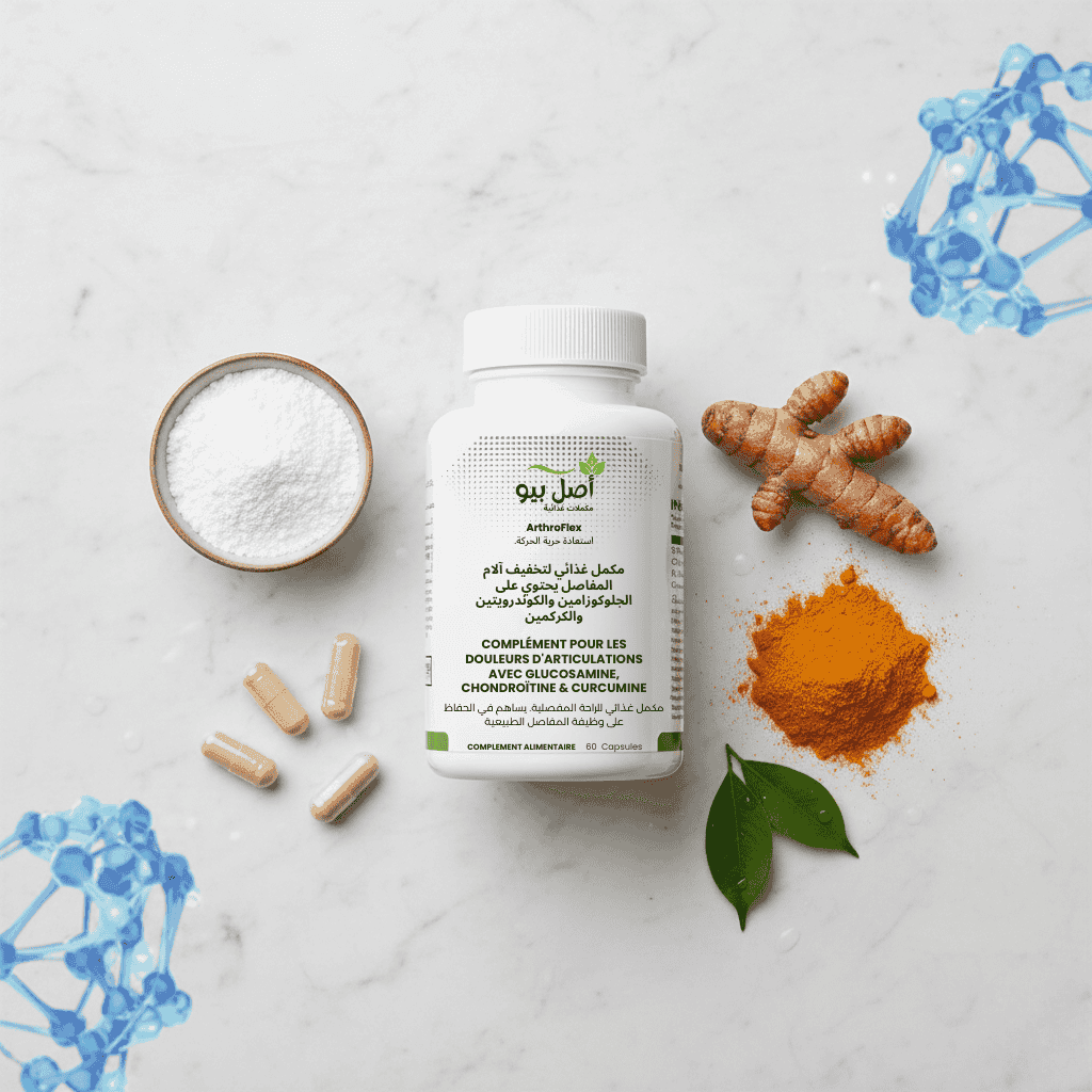 ArthroFlex - Complément pour les douleurs d'Articulations Populaire pour votre souplesse - 60 Capsules