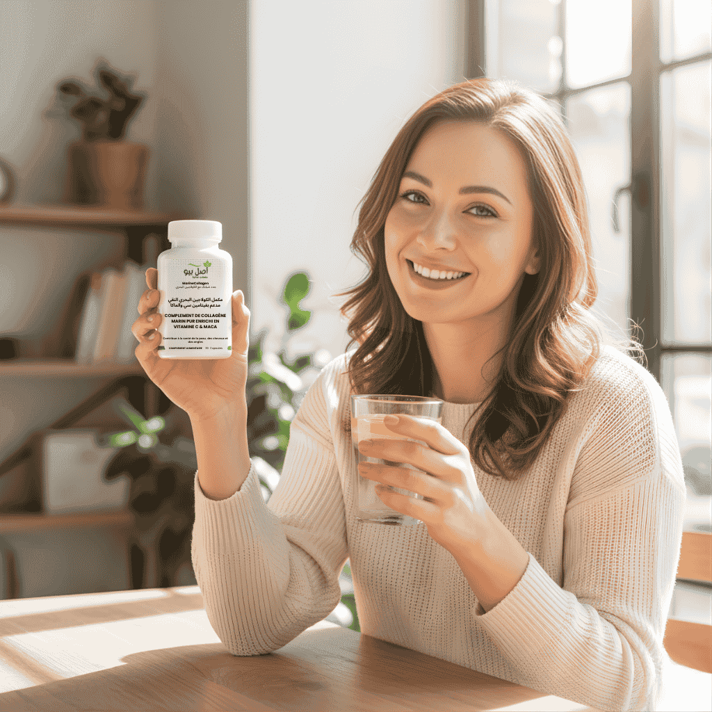MarineCollagen - collagène marin pur Radieux pour peau ferme - 30 Capsules MarineCollagen - collagène marin pur Radieux pour peau ferme - 30 Capsules