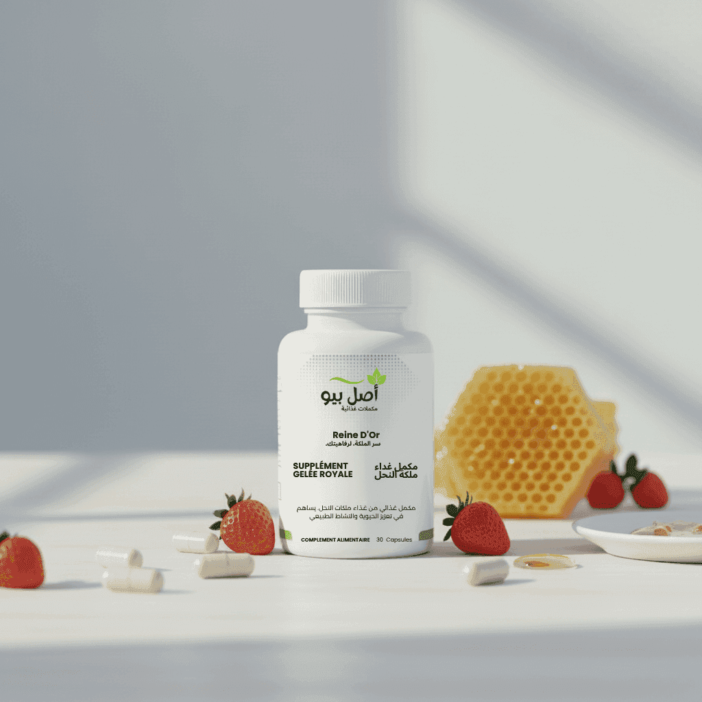 Reine D'Or - gelée royale bio digne pour le tonus - 30 Capsules Reine D'Or - gelée royale bio digne pour le tonus - 30 Capsules