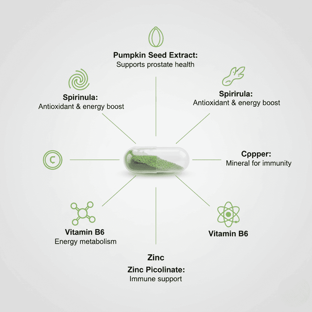 ZincoPic - Picolinate de Zinc Éblouissant pour Vitalité - 30 Capsules ZincoPic - Picolinate de Zinc Éblouissant pour Vitalité - 30 Capsules