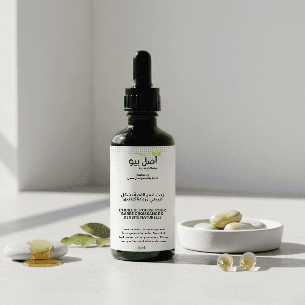 Barbe'Up - L’Huile de Pousse pour Barbe sensationnel pour une barbe dense - 30ml