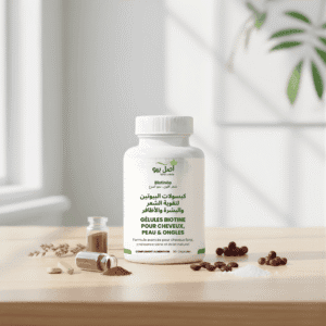 Biotinéa - Gélules Biotine pour Cheveux Somptueux pour Éclat et Force - 60 Capsules
