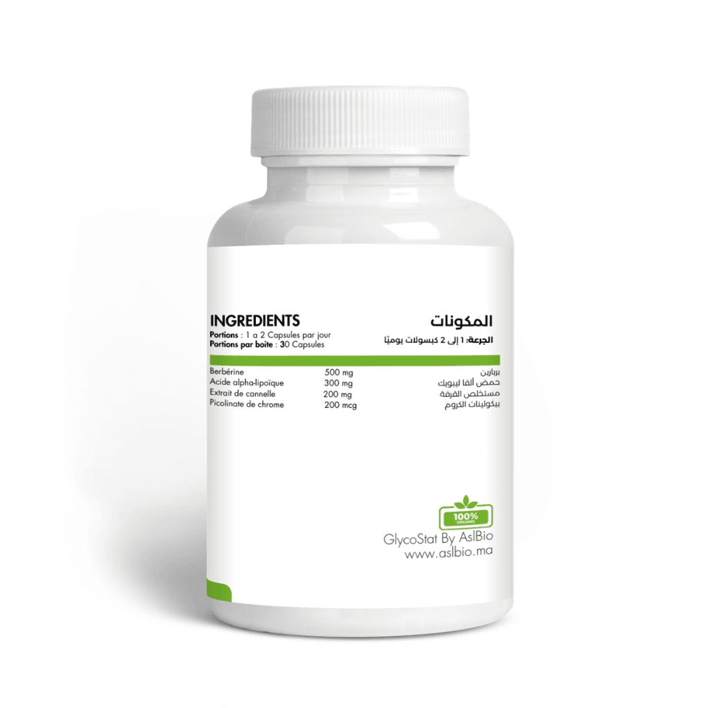 GlycoStat - Capsules de Soutien Glycémique Définitivement pour l'équilibre métabolique - 30 Capsules GlycoStat - Capsules de Soutien Glycémique Définitivement pour l'équilibre métabolique - 30 Capsules