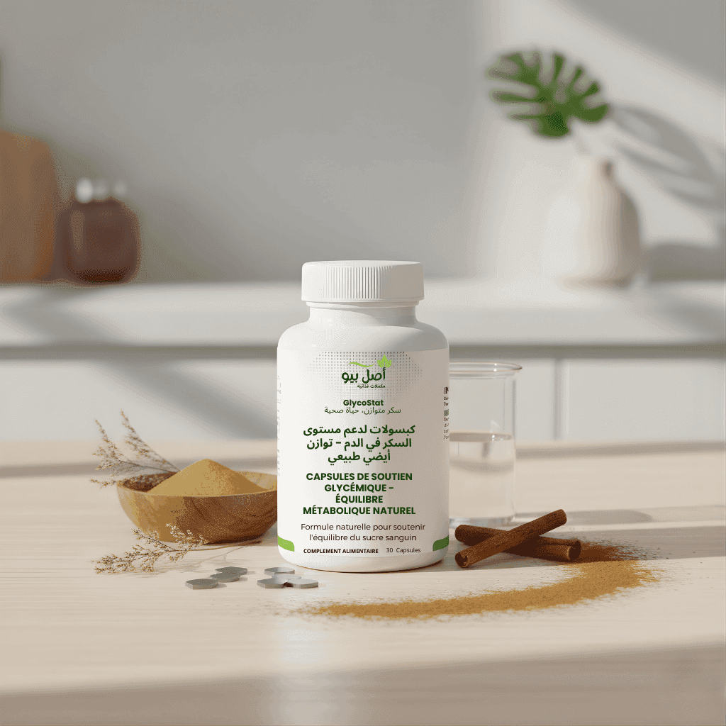 GlycoStat - Capsules de Soutien Glycémique Définitivement pour l'équilibre métabolique - 30 Capsules