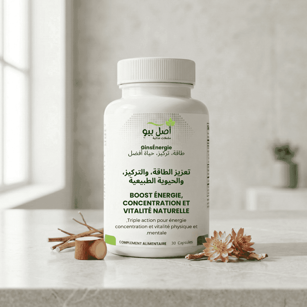 GinsÉnergie - Ginseng vif pour soutien vitalité - 30 Capsules