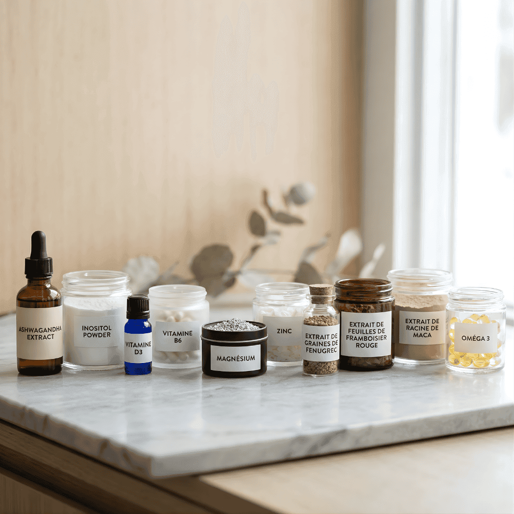 Équilibra - Soutien de l’Équilibre Hormonal Féminin Émotionnel pour cycle serein - 60 Capsules Équilibra - Soutien de l’Équilibre Hormonal Féminin Émotionnel pour cycle serein - 60 Capsules