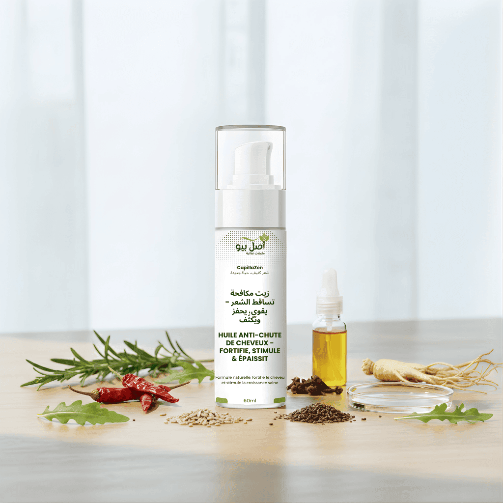 CapillaZen - Huile Anti-Chute de Cheveux Conséquent pour Volume Intense - 60ml