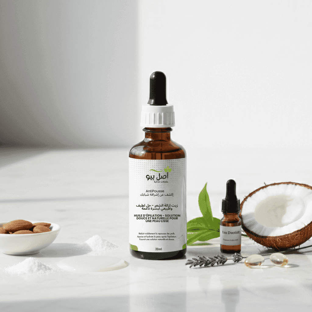 AntiPousse - Huile d’Épilation Magique pour une peau lisse - 60ml