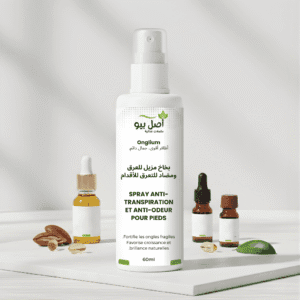 Onglium - Spray Anti-Transpiration Onglium - Efficace pour mains et ongles - 60ml