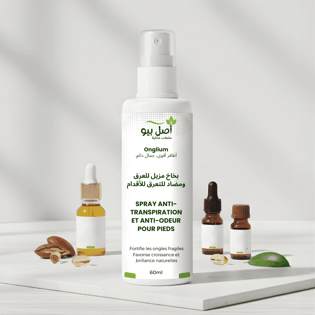 Onglium - Spray Anti-Transpiration Onglium - Efficace pour mains et ongles - 60ml