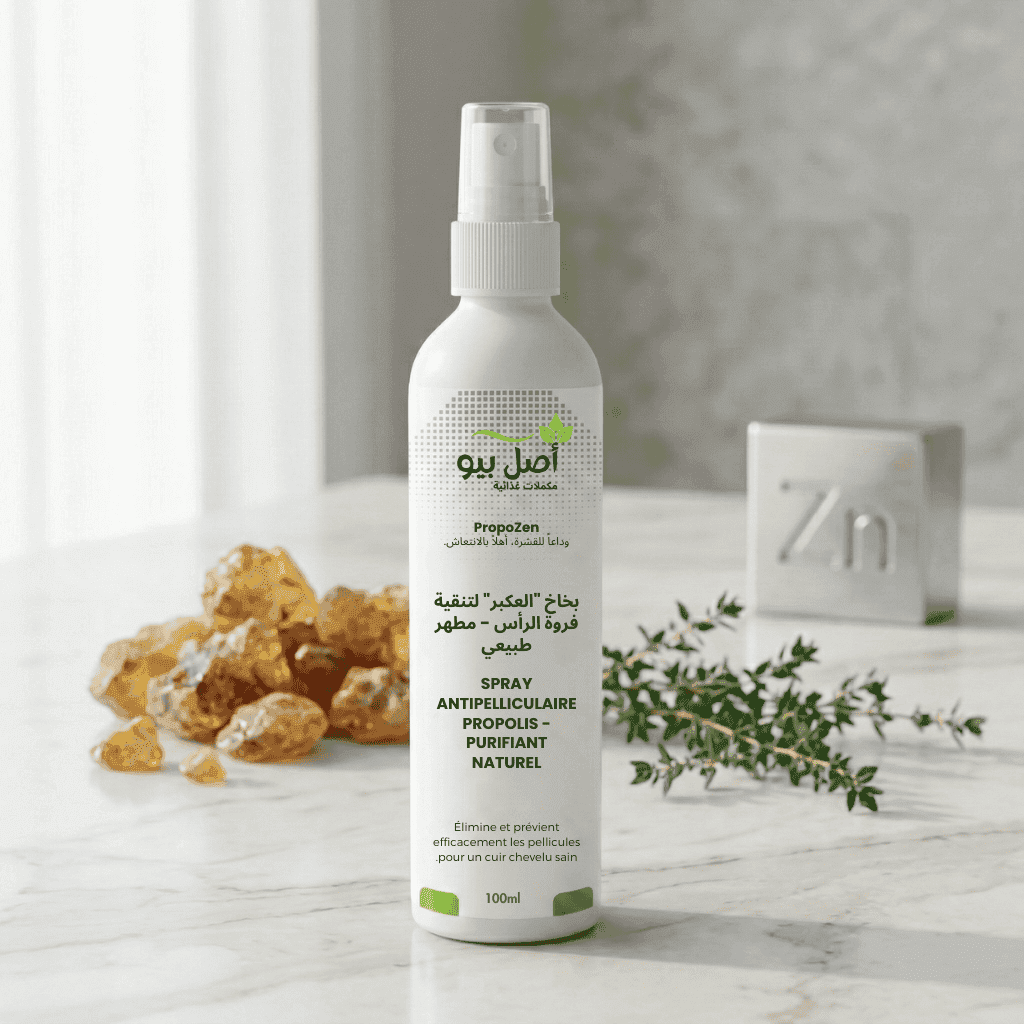 PropoZen - Spray Antipelliculaire Propolis Efficace pour cuir chevelu sain - 100ml