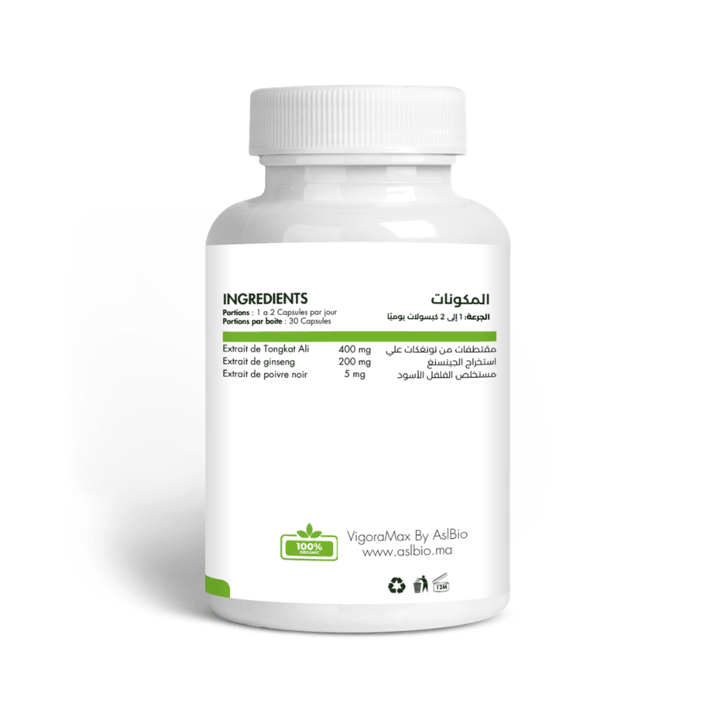 VigoraMax - Ali Stick Capsules Efficace pour l'Énergie - 30 Capsules VigoraMax - Ali Stick Capsules Efficace pour l'Énergie - 30 Capsules
