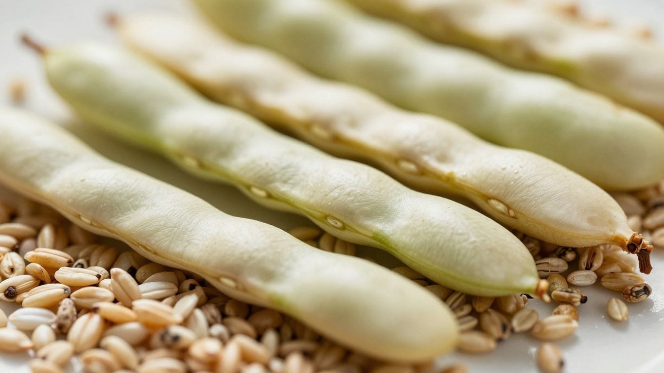 Raw vegetables and grains, potential gut irritants.